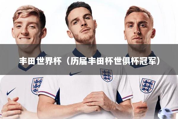 丰田世界杯(历届丰田杯世俱杯冠军)
